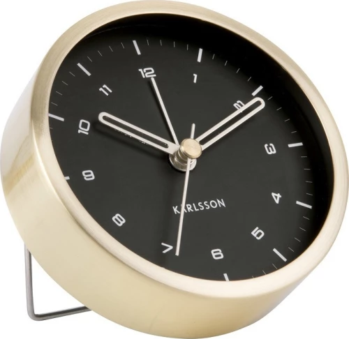 Ρολόι Επιτραπέζιο - Ξυπνητήρι KA5845GD Tinge Steel Gold Karlsson Μέταλλο