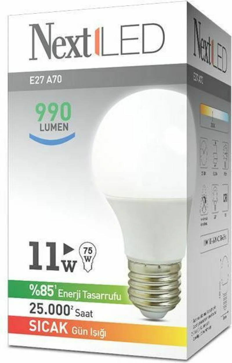 Λάμπα LED για Ντουί E27 Θερμό Λευκό 990lm
