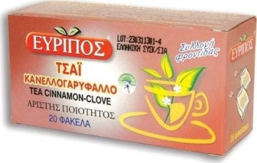 Εύριπος Τσάι Κανελλογαρύφαλλο 20φακελάκια