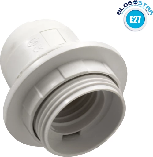 GloboStar 78960 E27 Λευκό με Ροδέλα