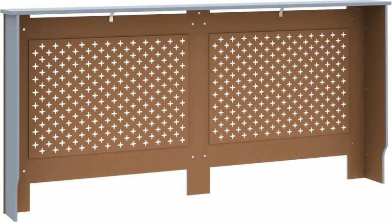 vidaXL Κάλυμμα Καλοριφέρ Ανθρακί 172x19x81 cm 288197