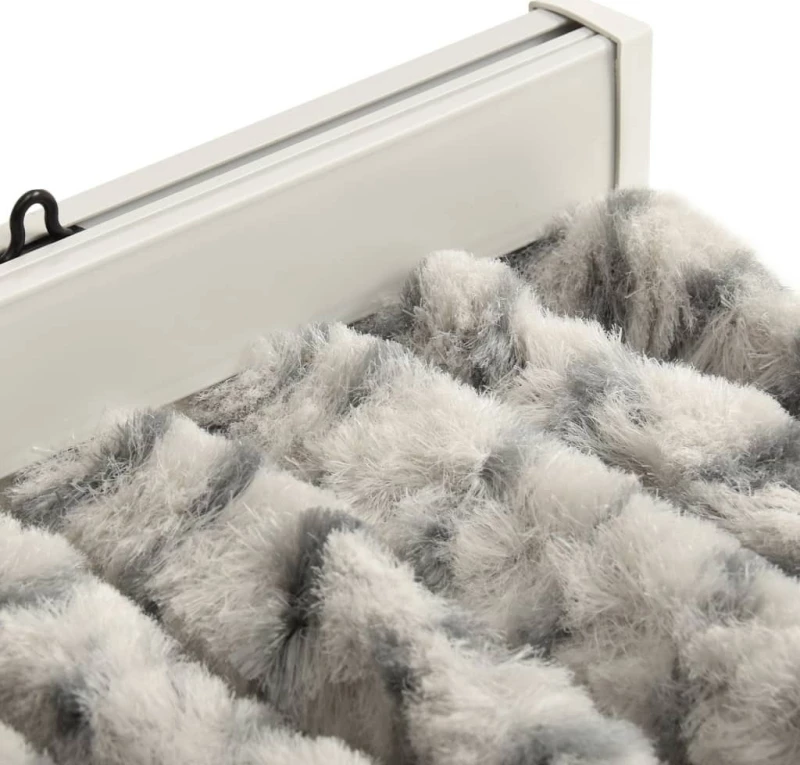 vidaXL Κουρτίνα Πόρτας Γκρι 90x220cm 325455
