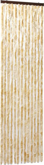 vidaXL Κουρτίνα Πόρτας 90x200cm από Σενίλ Μπεζ 315136