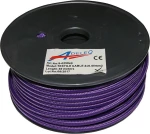 Adeleq Υφασμάτινο Καλώδιο Εύκαμπτο 2x0.50mm² Μωβ 9-025040