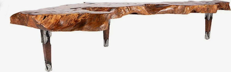 Spacegreen Τραπέζι Σαλονιού Teak Καφέ 250x50x45 εκ.