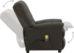 Πολυθρόνα Relax Taupe Massage 289814
