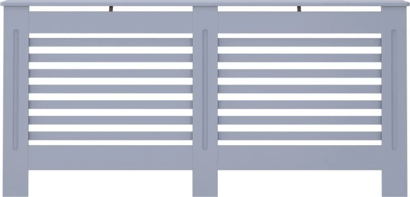 vidaXL Κάλυμμα Καλοριφέρ 172x19x81εκ. από MDF Ανθρακί 288188