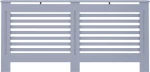vidaXL Κάλυμμα Καλοριφέρ 172x19x81εκ. από MDF Ανθρακί 288188