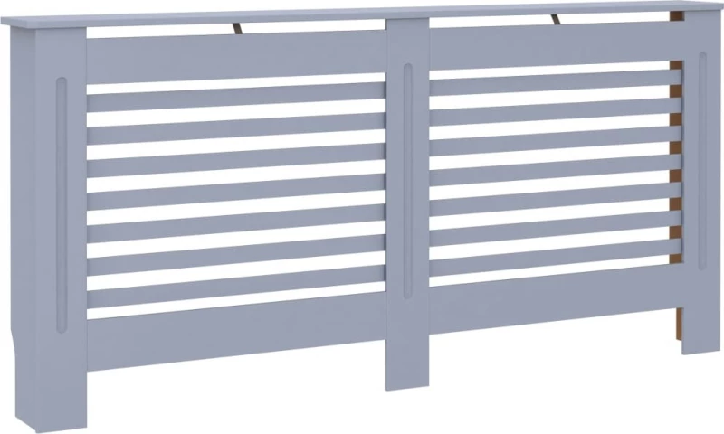 vidaXL Κάλυμμα Καλοριφέρ 172x19x81εκ. από MDF Ανθρακί 288188