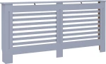 vidaXL Κάλυμμα Καλοριφέρ 172x19x81εκ. από MDF Ανθρακί 288188