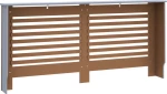 vidaXL Κάλυμμα Καλοριφέρ 172x19x81εκ. από MDF Ανθρακί 288188