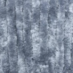 vidaXL Κουρτίνα Πόρτας 90x200cm από Σενίλ Ασημί 315139