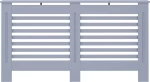vidaXL Κάλυμμα Καλοριφέρ 152x19x81εκ. από MDF Ανθρακί 288185