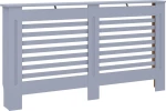 vidaXL Κάλυμμα Καλοριφέρ 152x19x81εκ. από MDF Ανθρακί 288185