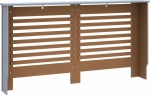 vidaXL Κάλυμμα Καλοριφέρ 152x19x81εκ. από MDF Ανθρακί 288185