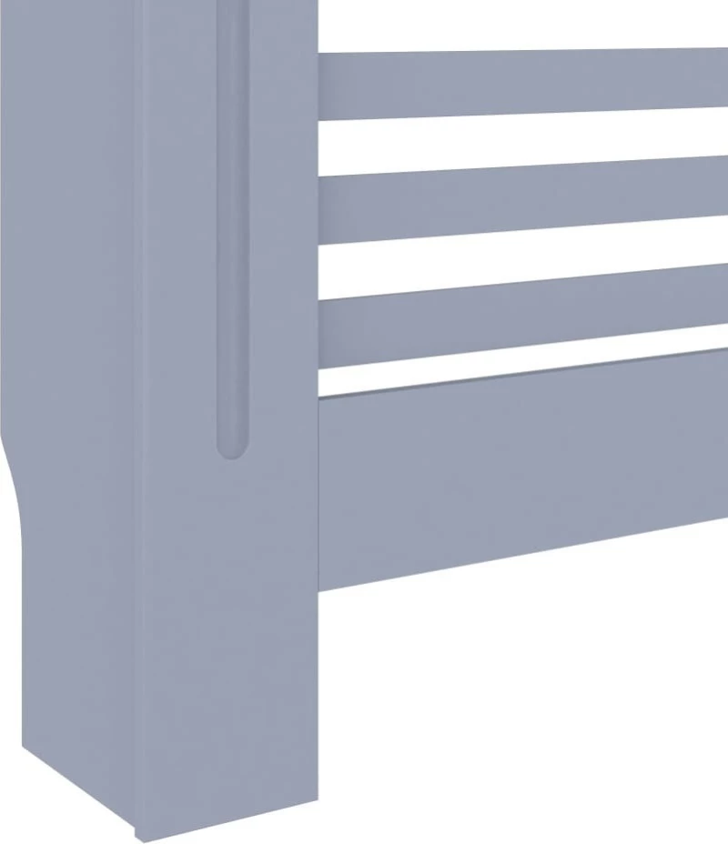 vidaXL Κάλυμμα Καλοριφέρ 152x19x81εκ. από MDF Ανθρακί 288185