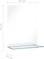 vidaXL 249440 με Ράφι 50x70 cm
