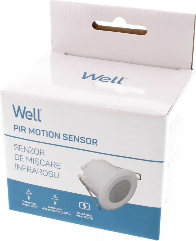 Well Ανιχνευτής Κίνησης Χωνευτός SENS-PIR-C02-WL