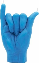 Κερί Shaka 17x11x6 Blue Candle Hand Παραφίνη