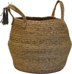 Plastona Διακοσμητικό Καλάθι "Tilos" Γκρι 38x30cm