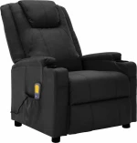 Πολυθρόνα Relax Μαύρο Massage 321311
