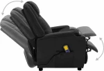 Πολυθρόνα Relax Μαύρο Massage 321311