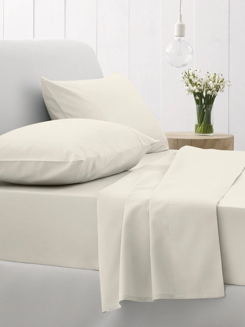 Sunshine Σεντόνι King Size 260x270 Cotton Feelings 108 Ecru