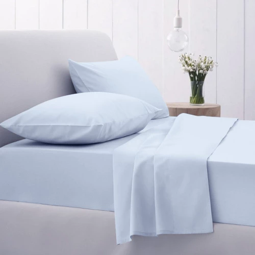 Sunshine Σετ Σεντόνια Υπέρδιπλα 235x270 Cotton Feelings 103 Light Blue