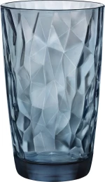 Bormioli Rocco Ποτήρι Νερού Diamond Blue Γυάλινο 470ml 6τμχ