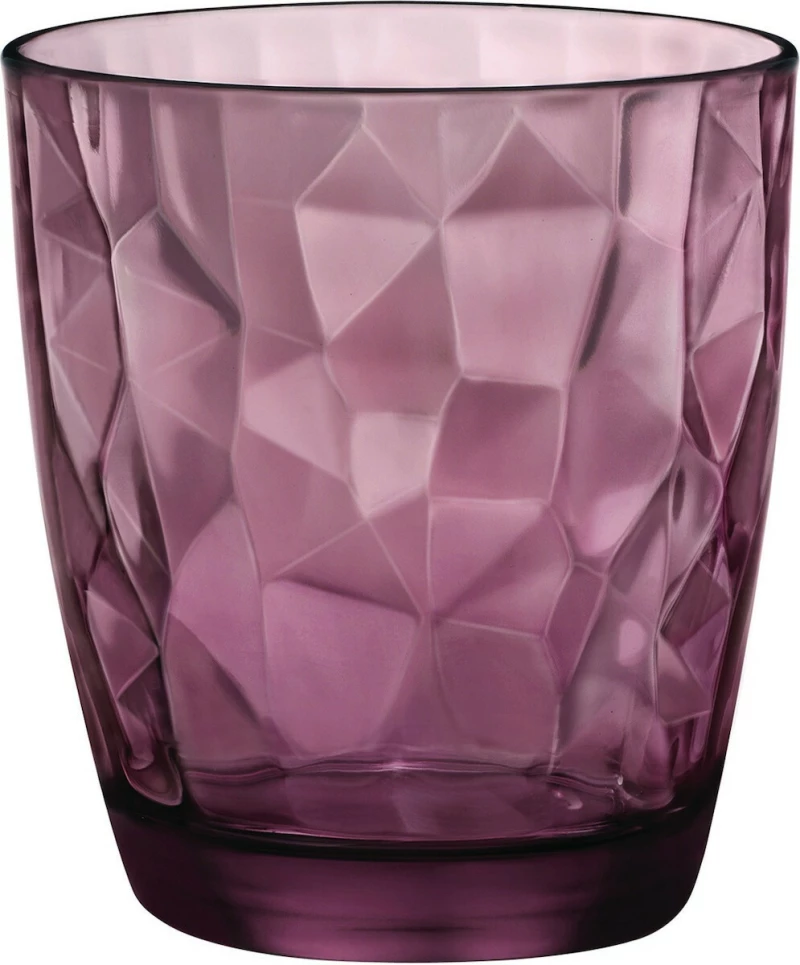 Bormioli Rocco Ποτήρι Κρασιού Diamond 300ml Γυάλινο Μωβ