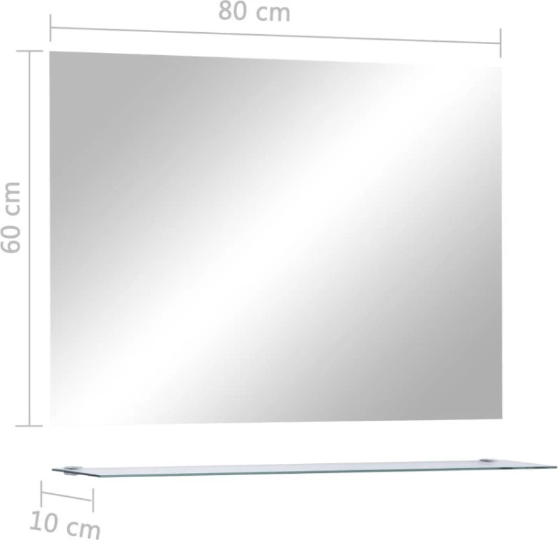 vidaXL 249442 με Ράφι 80x60 cm