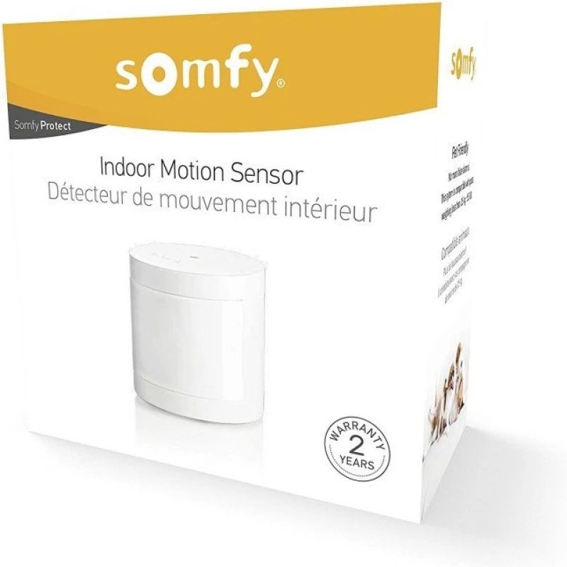 Somfy Ανιχνευτής κίνησης συναγερμού ασύρματος 130° 7m 2401490 Λευκό
