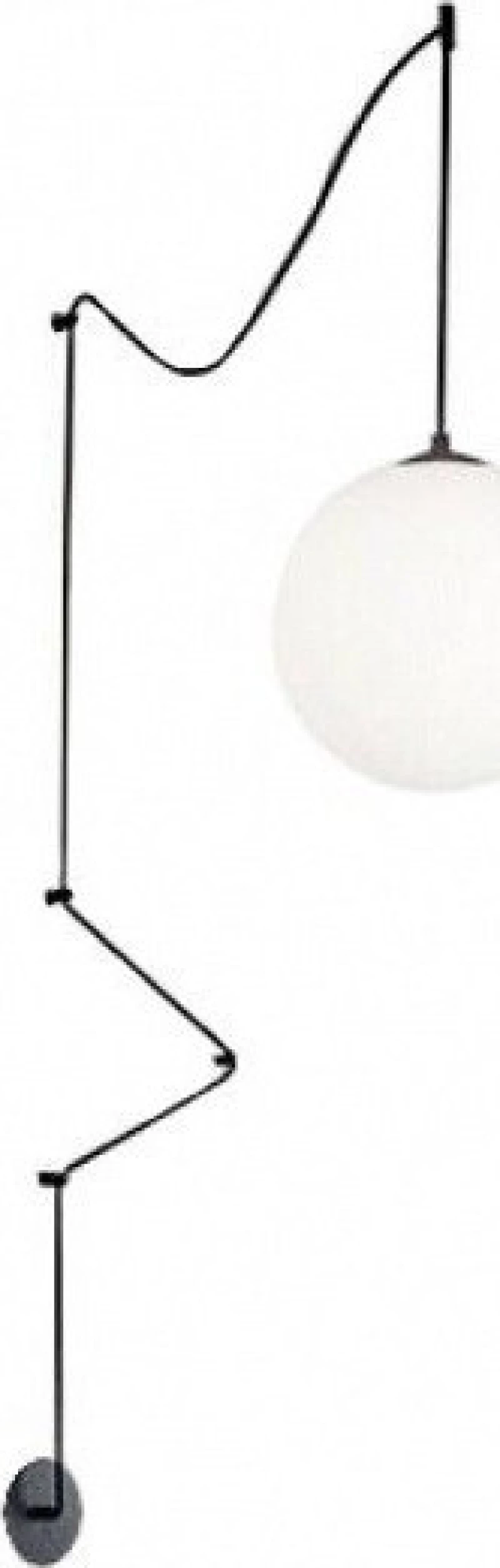 Ideal Lux Boa SP1 Κρεμαστό Φωτιστικό Μοντέρνο Μονόφωτο Μαύρο