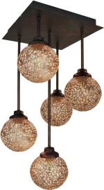 Φωτιστικό Οροφής Sissy 4192600 Gold-Brown Viokef