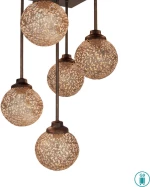 Φωτιστικό Οροφής Sissy 4192600 Gold-Brown Viokef