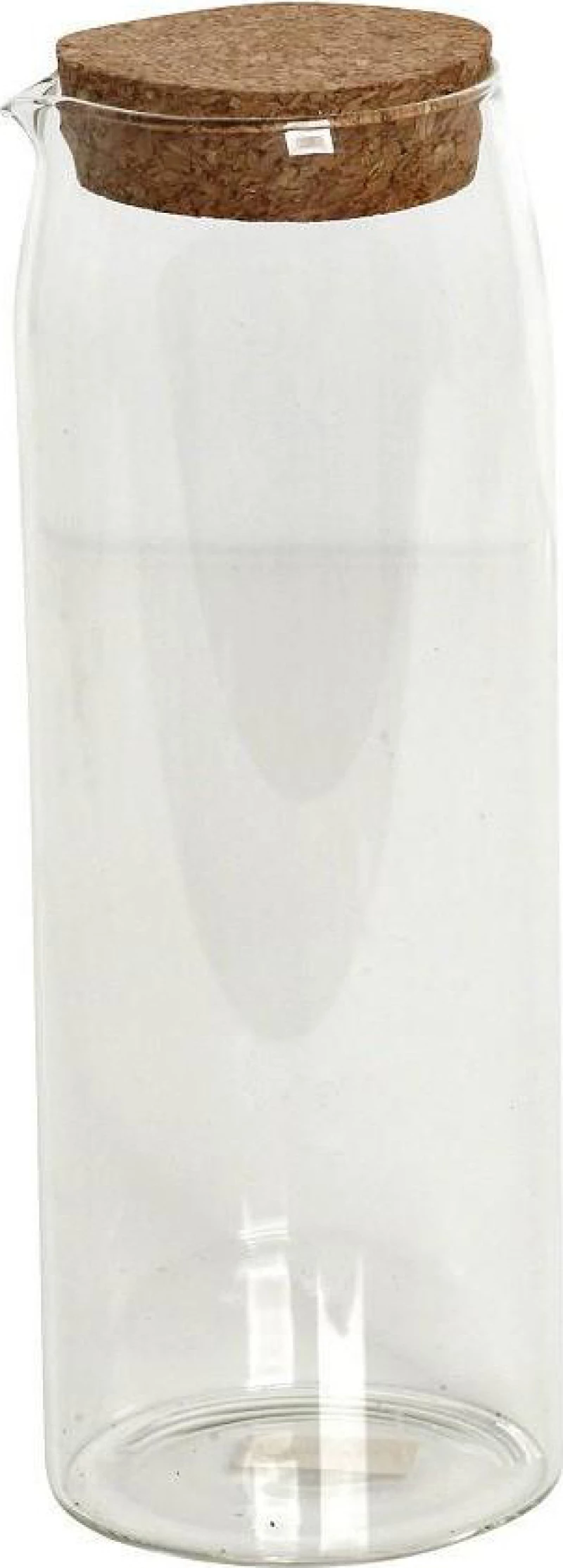 Espiel Κανάτα Γυάλινη Διαφανής Με Καπάκι 500ml