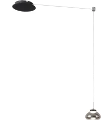 Fabas Luce Arabella Κρεμαστό Φωτιστικό Μοντέρνο LED Μαύρο