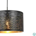 Globo Lighting Tunno Κρεμαστό Φωτιστικό Μοντέρνο Μονόφωτο Μαύρο