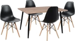 Τραπεζαρία Twist 5τμχ 120x70cm