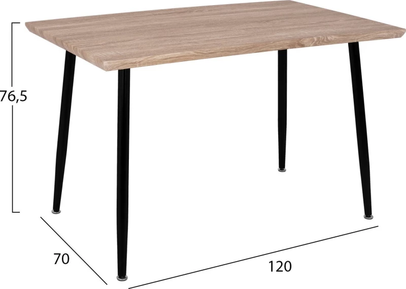 Τραπεζαρία Twist 5τμχ 120x70cm