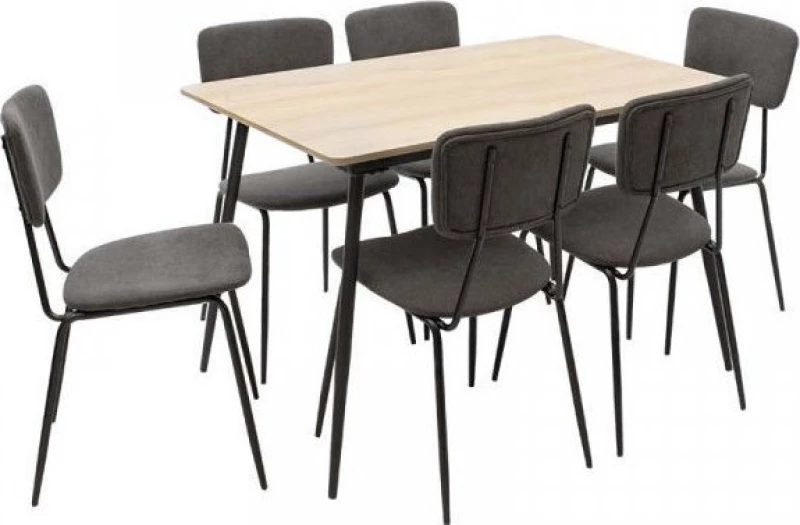 Τραπεζαρία Επεκτεινόμενη 7τμχ 120x80cm