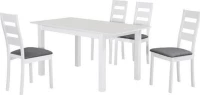 Τραπεζαρία Miller Επεκτεινόμενη 5τμχ 120x80cm