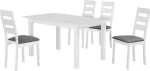 Τραπεζαρία Miller Επεκτεινόμενη 5τμχ 120x80cm