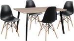 Τραπεζαρία Twist 5τμχ 140x80cm