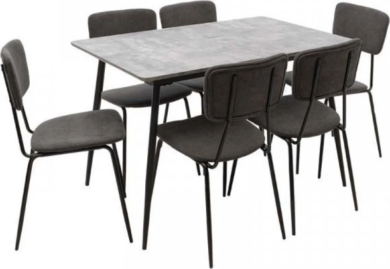 Τραπεζαρία Τania Επεκτεινόμενη 7τμχ 120x80cm