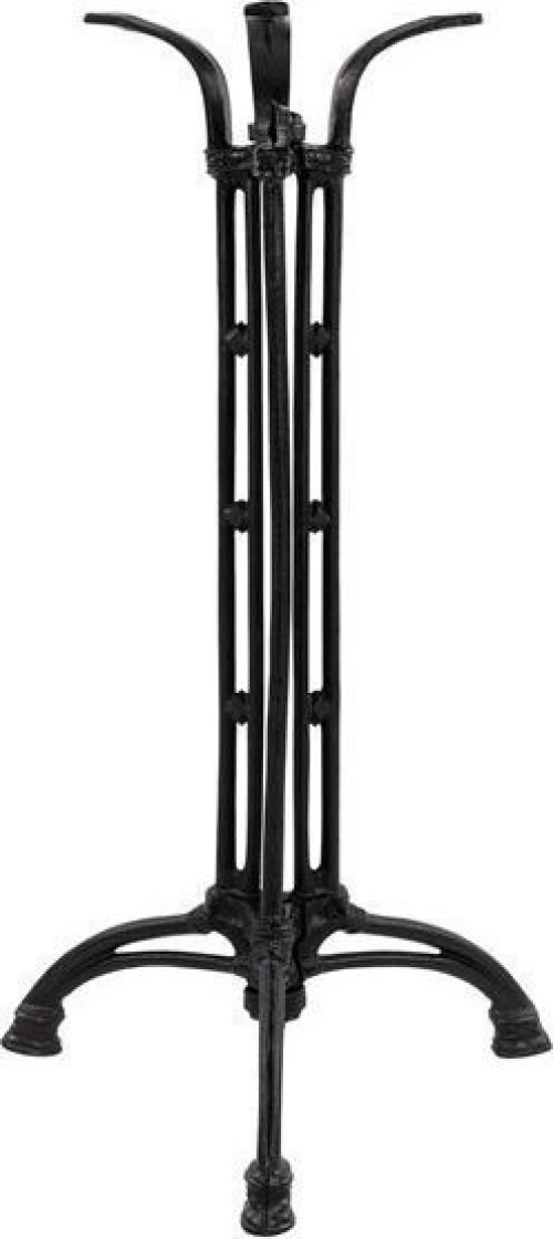 Home Markt Βαση Bar Απο Μαντεμι Hm446 3Νυχη Σε Μαυρο Χρωμα 50X50X105