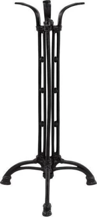 Home Markt Βαση Bar Απο Μαντεμι Hm446 3Νυχη Σε Μαυρο Χρωμα 50X50X105