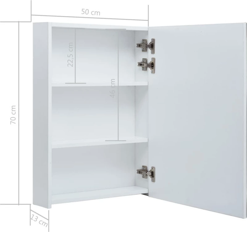 vidaXL 285116 με Ντουλάπι και Φωτισμό LED 50x13x70 cm