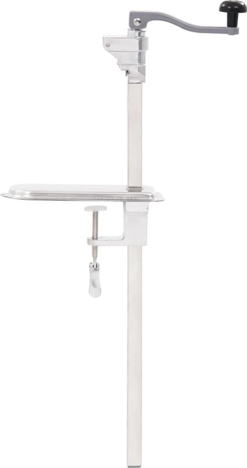 vidaXL Ανοιχτήρι Κονσέρβας Πάγκου Ασημί 70cm