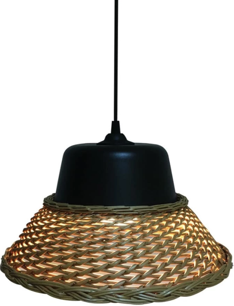 Home Lighting Mine Κρεμαστό Φωτιστικό Μοντέρνο Μονόφωτο Μαύρο